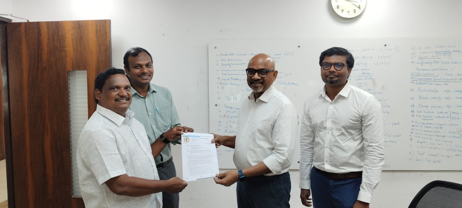 TWMF Delegation with Clean Tamil Nadu Officials
